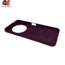 Чехол для Honor X9C Smart Silicone Case, цвет марсала
