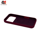 Чехол для iPhone 17 Pro/18 Pro Silicone Case, 52 бордовый