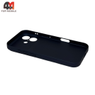 Чехол для iPhone 17 AG Glass+MagSafe, темно-синего цвета