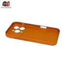 Чехол для iPhone 16 Pro AG Glass+MagSafe, оранжевого цвета