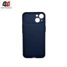 Чехол для iPhone 13 AG Glass+MagSafe, темно-синего цвета