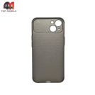 Чехол для iPhone 14 AG Glass+MagSafe, серого цвета
