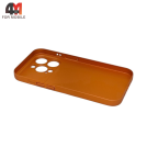 Чехол для iPhone 14 Pro AG Glass+MagSafe, оранжевого цвета