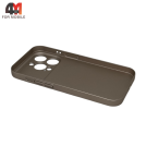 Чехол для iPhone 14 Pro Max AG Glass+MagSafe, золотистого цвета