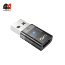 Переходник Hoco UA36C, Type-C To USB, черный