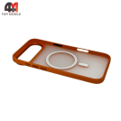 Чехол для iPhone 17 Air пластиковый с MagSafe, оранжевого цвета, Hicool