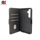 Чехол-книга для Samsung S25 шов, черного цвета, Case