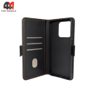 Чехол-книга для Honor X5C/X5C Plus шов, черного цвета, Case