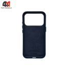 Чехол для iPhone 17 Pro Max Leather Case Premium+MagSafe, Blue