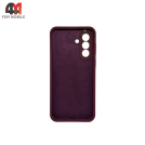 Чехол для Samsung A37 Silicone Case, цвет марсала