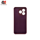 Чехол для Honor X5C/X5C Plus Silicone Case, цвет марсала