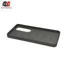 Чехол для Samsung S26 Leather Case, серого цвета