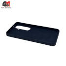 Чехол для Samsung S26 Leather Case, темно-синего цвета