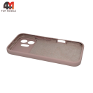 Чехол для Honor 600 Silicone Case, пудрового цвета