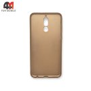 Чехол для телефона Huawei Mate 10 Lite/Honor 9I/Nova 2I пластиковый, матовый, золотого цвета