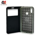 Чехол-книга для телефона Huawei Y7 2019 черного цвета, Case