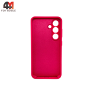 Чехол для Samsung S25 Plus Silicone Case, ярко-розового цвета