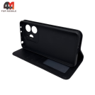 Чехол-книга для Xiaomi Redmi Note 14 4G в бок, черного цвета