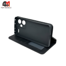 Чехол-книга для Xiaomi Redmi Note 13 Pro Plus 5G в бок, черного цвета