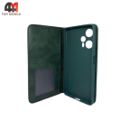 Чехол-книга для Xiaomi Poco F5 5G/Redmi Note 12 Turbo в бок, зеленого цвета
