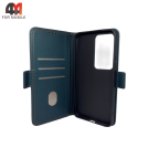 Чехол-книга для Xiaomi Redmi 15 шов, зеленого цвета, Case