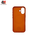 Чехол для iPhone 17 Leather Case+MagSafe, Orange