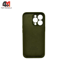 Чехол для iPhone 13 Pro Silicone Case Squared, 48 болотный