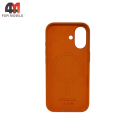 Чехол для iPhone 17 Silicone Case Premium+MagSafe, Orange
