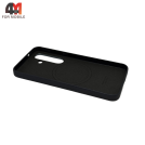 Чехол для Samsung S25 Plus Leather Case, темно-серого цвета