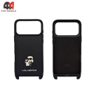 Чехол для iPhone 17 Pro/18 Pro Karl Lagerfeld, черный