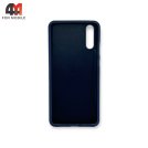 Чехол для телефона Huawei P20 силиконовый, тканевый, синего цвета