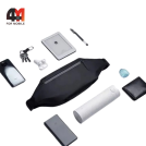 Сумка на пояс Mijia Sports Fanny Pack, черного цвета
