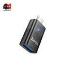 Переходник Hoco UA36B, USB To Type-C, черный