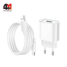 Сетевой адаптер + кабель Wall Charger (X000FE9X9V), Type-C To Type-C, белый
