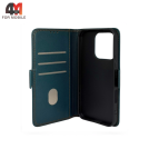 Чехол-книга для Honor 600 Lite шов, зеленого цвета, Case