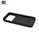 Чехол для iPhone 17 Pro/18 Pro Silicone Case, 15 темно-серый