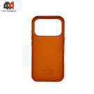 Чехол для iPhone 17 Pro/18 Pro Leather Case+MagSafe, Orange