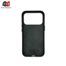 Чехол для iPhone 17 Pro/18 Pro Leather Case Premium+MagSafe, Green