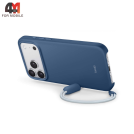 Чехол для iPhone 17 Pro/18 Pro силиконовый с MagSafe, Blue, Beats