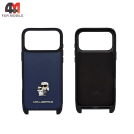 Чехол для iPhone 17 Pro/18 Pro Karl Lagerfeld, синий