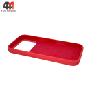 Чехол для iPhone 17 Pro/18 Pro Silicone Case Premium+MagSafe, Bright Guava