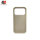 Чехол для iPhone 17 Pro/18 Pro Silicone Case Premium+MagSafe, Vanilla