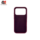 Чехол для iPhone 17 Pro Max/18 Pro Max Silicone Case, 52 бордовый