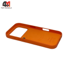 Чехол для iPhone 17 Pro Max/18 Pro Max Leather Case+MagSafe, Orange