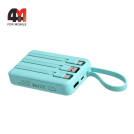 Power Bank K102PX (B0H8HQ8G47), 10000 mAh, 22.5W, голубой