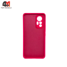 Чехол для Xiaomi Mi 12/Mi 12X Silicone Case, ярко-розового цвета