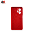 Чехол для Xiaomi Redmi Note 12 Pro Plus 5G Silicone Case, красного цвета