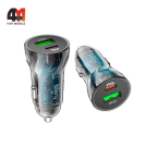 Автомобильное зарядное устройство Hoco, Z47A, 30W, черный, USB/USB-C