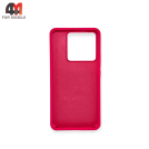 Чехол для Xiaomi Poco X6 5G/Redmi Note 13 Pro 5G Silicone Case, ярко-розового цвета