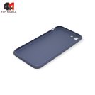 Чехол для Iphone 7/8/SE 2020/SE 2022 пластиковый, блестки, фиолетового цвета